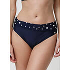 Abecita Pompom bikinitrosa med vikbar kant 36-48 Navy Multi Kvinna