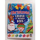 Henbrandt 6X Mini Christmas Colour by Numbers Kids A6 Activity Book Colouring Fu