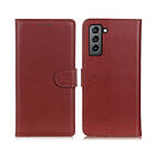 Galaxy S22 Plus 5G Plånboksfodral Stativ Brun Brown