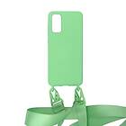 Silikonskal med Rem/Halsband Galaxy S20 Grön Green