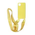 GUL Silikonskal med Rem/Halsband iPhone 11 Yellow