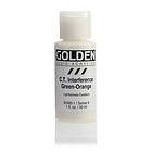 Golden Fluid Acrylics 30 ml - 2485 C.T. Interference Green-Orange