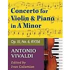 Antonio Vivaldi: Vivaldi Antonio Concerto in a minor Op 3 No. 6 RV 356. For Violin and Piano. International Music