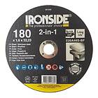 Ironside 201336 Kapskiva 180 mm, F41, E20A, 2in1 180x1.6x22 mm