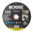 Ironside 201337 Kapskiva 180 mm, F41, E20A, 2in1 180x2.0x22 mm