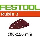 Festool Sandpapper för multislipar Rubin2; 100x150 mm; P80; 50 st.