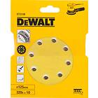 Dewalt Sandpapper för trä DT3108-QZ; K320; 125 mm; P320; 10 st.