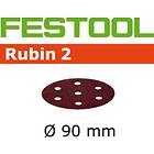 Festool Sandpapper för excenterslipar Rubin2; 90 mm; P120; 50 st.