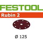 Festool Sandpapper för excenterslipar Rubin2; 125 mm; P220; 10 st.