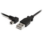 StarTech USB A - USB Mini-B (kulma) 2.0 1,8m