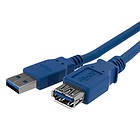 StarTech SuperSpeed USB A - USB A M-F 3.0 1,8m