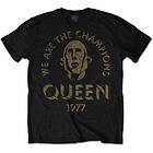 Queen: Unisex T-Shirt/We Are The Champions