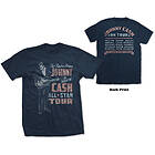 Johnny Cash: Unisex T-Shirt/All Star (Back Print)