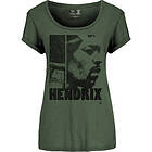 Jimi Hendrix: Ladies Scoop Neck T-Shirt/Let Me Live