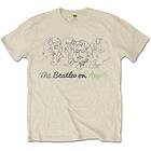 Beatles: Unisex T-Shirt/Outline Faces on Apple