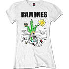 Ramones: Ladies T-Shirt/Loco Live