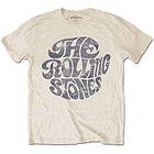 Rolling Stones: Unisex T-Shirt/Vintage 1970s Logo
