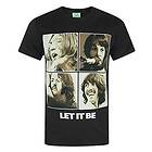 Beatles: Unisex T-Shirt/Let It Be Sepia