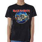 Iron Maiden: Unisex T-Shirt/Wasted Years Circle