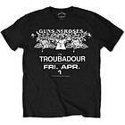 Guns N : Guns N' Unisex T-Shirt/Troubadour Flyer