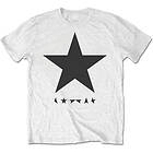 David Bowie: Unisex T-Shirt/Blackstar (on White)