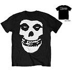 Misfits: Unisex T-Shirt/Classic Skull (Back Print)