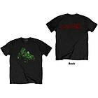 Gorillaz: Unisex T-Shirt/Group Green Geep (Back Print)