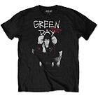 Green Day: Unisex T-Shirt/Red