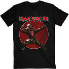 Maiden: Unisex T-Shirt/Senjutsu Eddie Archer Red Circle