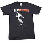 U2: Unisex T-Shirt/Rattle & Hum Photo
