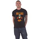 Guns N : Guns N' Unisex T-Shirt/UK Tour '87 (Back Print)