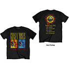 Guns N Roses: Guns N' Roses Unisex T-Shirt/Use Your World Tour (Back Print)