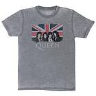 : Unisex T-Shirt/Vintage Union Jack (Burnout) (Small)