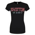 Led Zeppelin: Ladies T-Shirt/Logo & Symbols