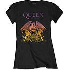 : Ladies T-Shirt/Gradient Crest (Medium)
