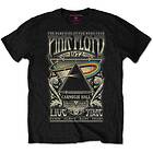 Floyd: Unisex T-Shirt/Carnegie Hall Poster
