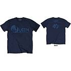 : Unisex T-Shirt/News of the World 40th Vintage Logo (Back Print) (XX-Large)