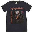 Iron Maiden: Unisex T-Shirt/Senjutsu Back Cover Logo