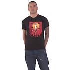 : Unisex T-Shirt/The Nightmare Before Christmas Jack Orange Sun (Medium)