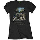 Beatles: Ladies T-Shirt/Abbey Road 8 Track