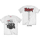 Slipknot: Unisex T-Shirt/Iowa List (Back Print)