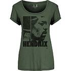 Jimi Hendrix: Ladies Scoop Neck T-Shirt/Let Me