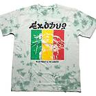 Bob Marley: Unisex T-Shirt/Rasta Colours (Dye-Wash)