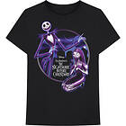 : Unisex T-Shirt/The Nightmare Before Christmas Purple Graveyard (Small)