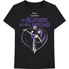 Disney: Unisex T-Shirt/The Nightmare Before Christmas Purple Heart
