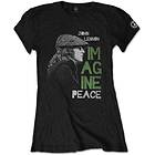 John Lennon: Ladies T-Shirt/Imagine Peace