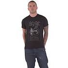 AC/DC: Unisex T-Shirt/FTATR 40th Monochrome (Back Print)