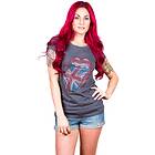 The Rolling Stones: Ladies T-Shirt/Classic UK Tongue (Diamante)