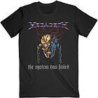 Megadeth: Unisex T-Shirt/Systems Fail