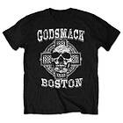 Godsmack: Unisex T-Shirt/Boston Skull